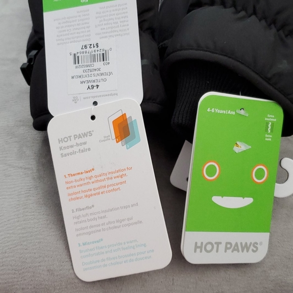Hot paws winter gloves kids 4-6Y buy 1 take 1 - Picture 4 of 5